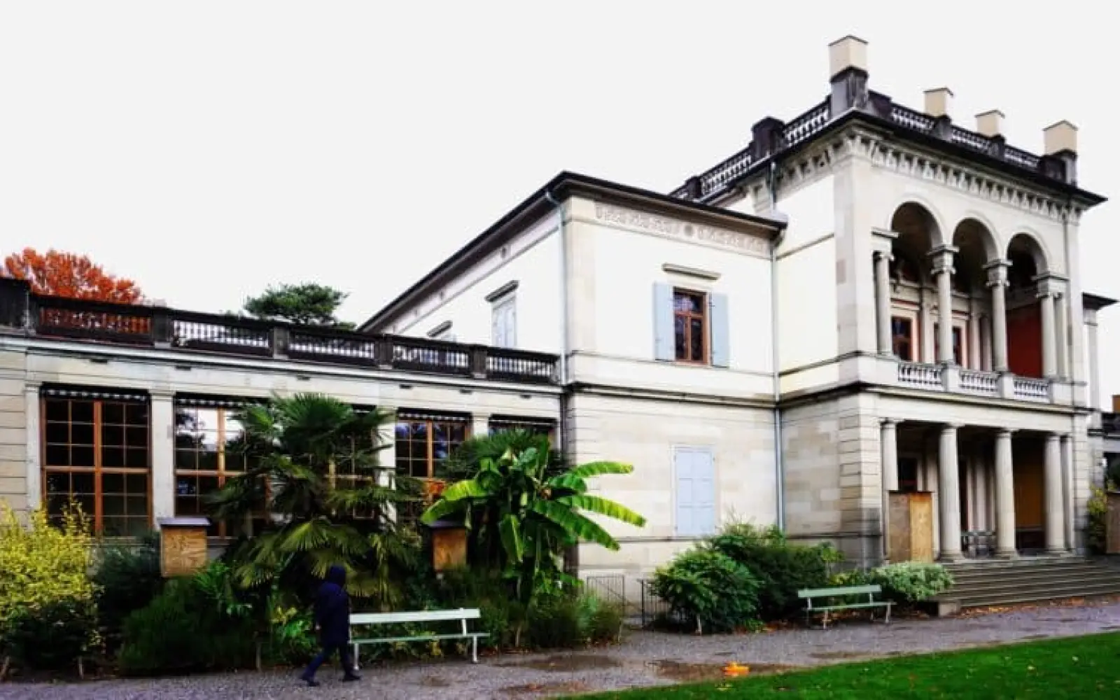 Die Villa Wesendonck bei Herbstwetter