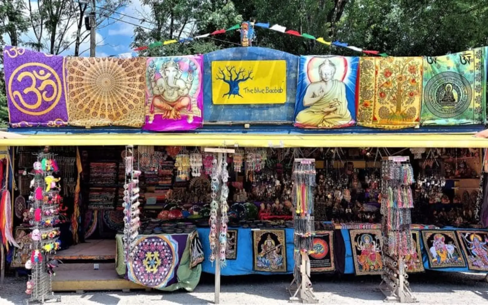 Tollwood 2023, Indien-Shop, Foto: Rainer Schoder