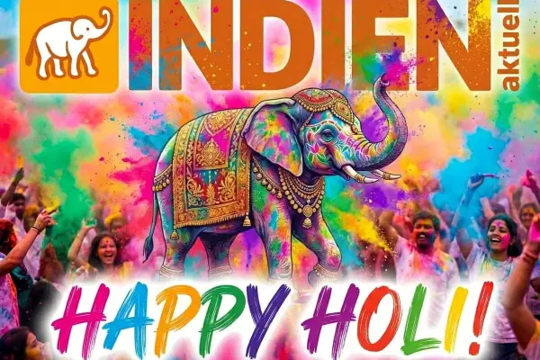 Holi in Indien – ein Tag, an dem alles Farbe wird