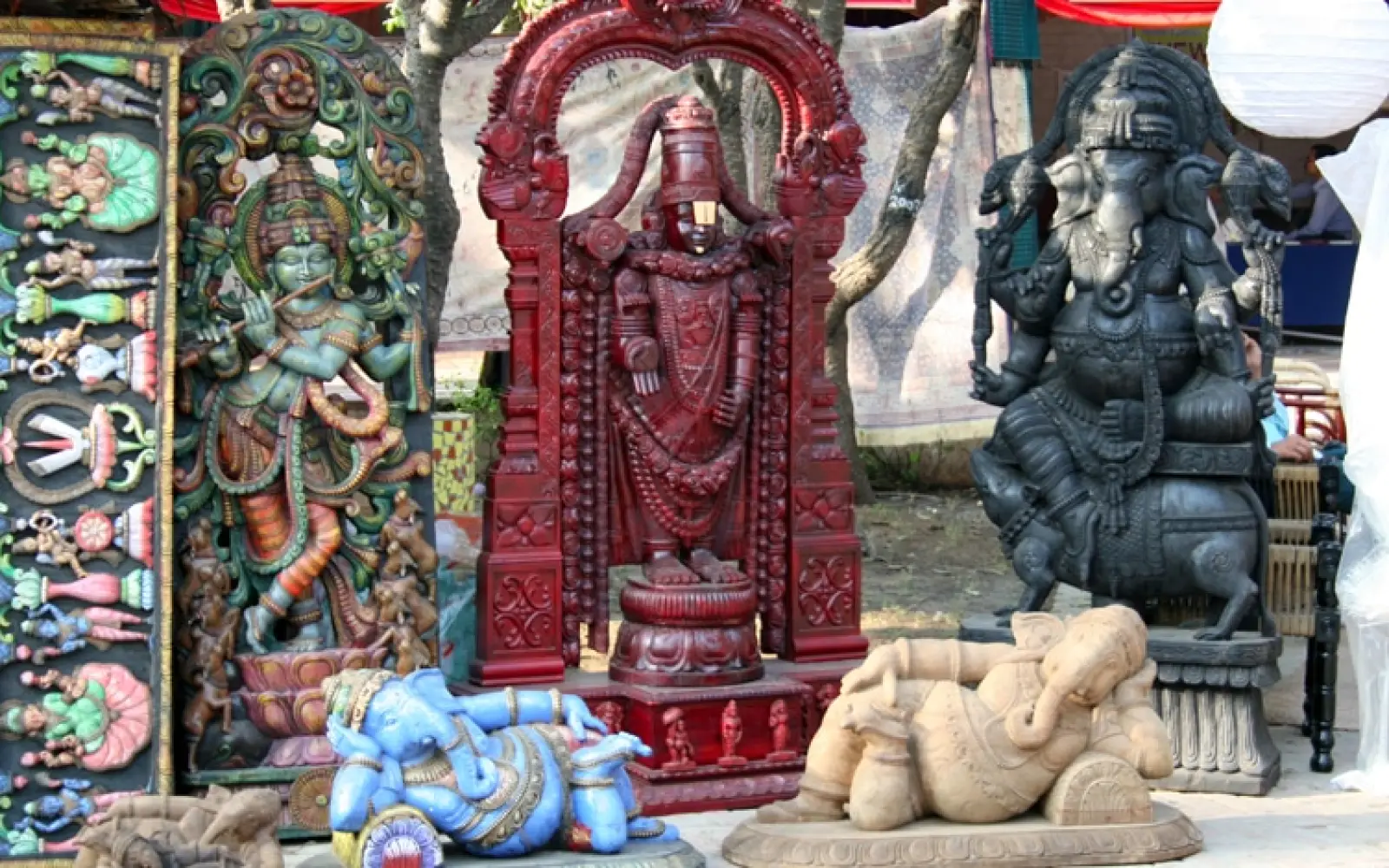 Dilli Haat im Süden Dehlis. © Foto: Traudl Kupfer