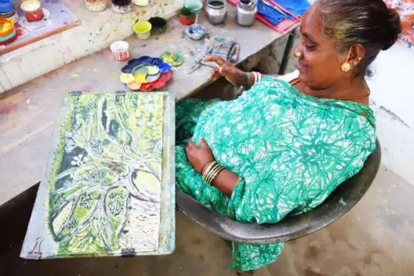 Kunst, die hilft: Bindu Art, eine besondere Galerie in Mahabalipuram