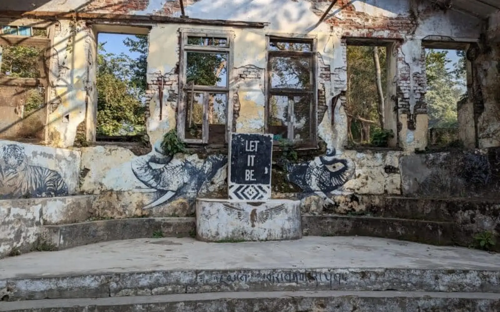 The Beatles Ashram, Rishikesh, Foto: Alexander Hartmann