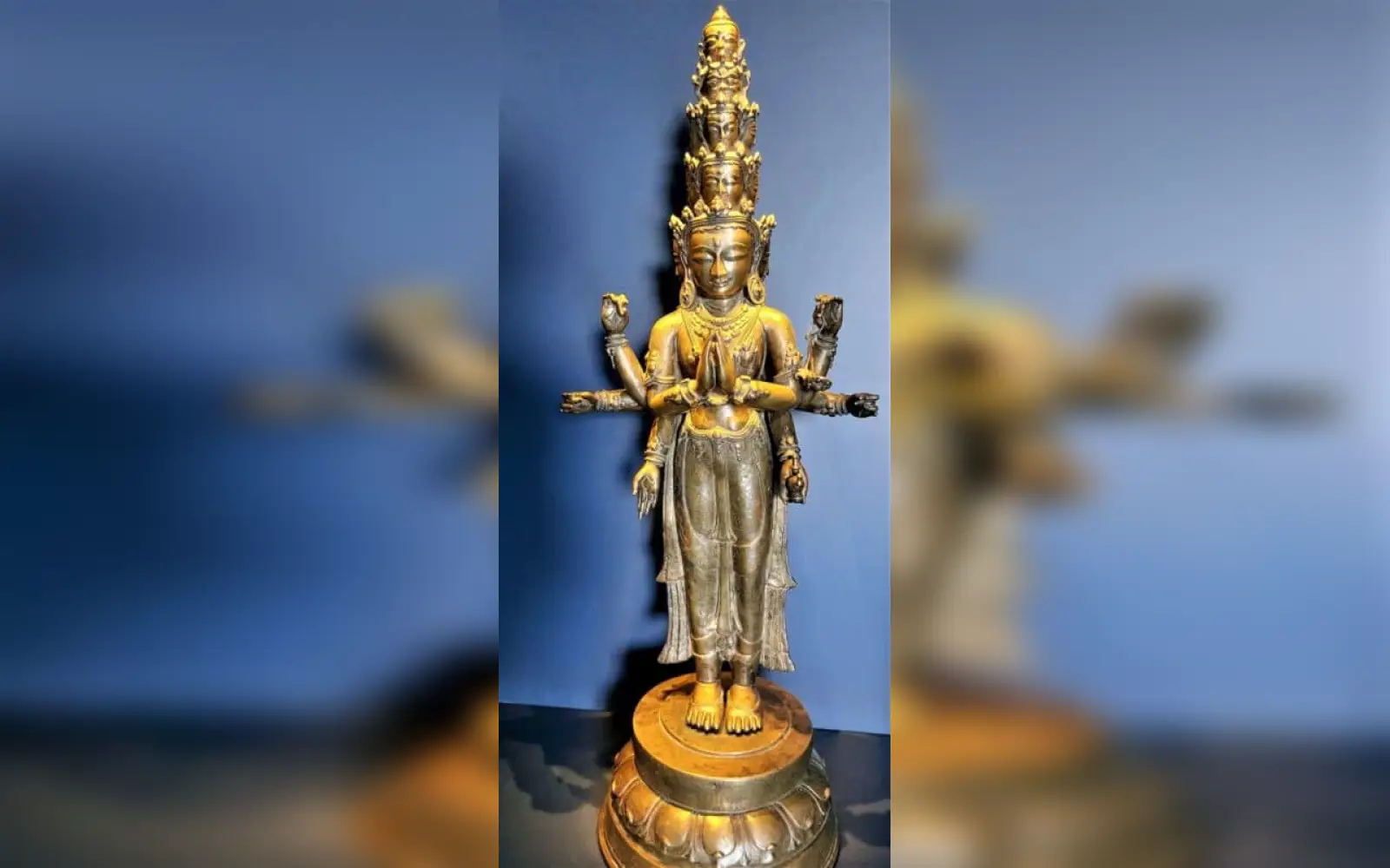 elfgesichtiger Bodhisattva Avalokiteshvara, Foto: Rainer Schoder