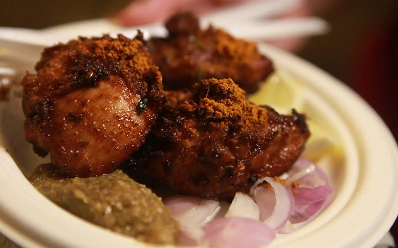 Delhi-Street-food-festival-2014-Chicken-Karnataka