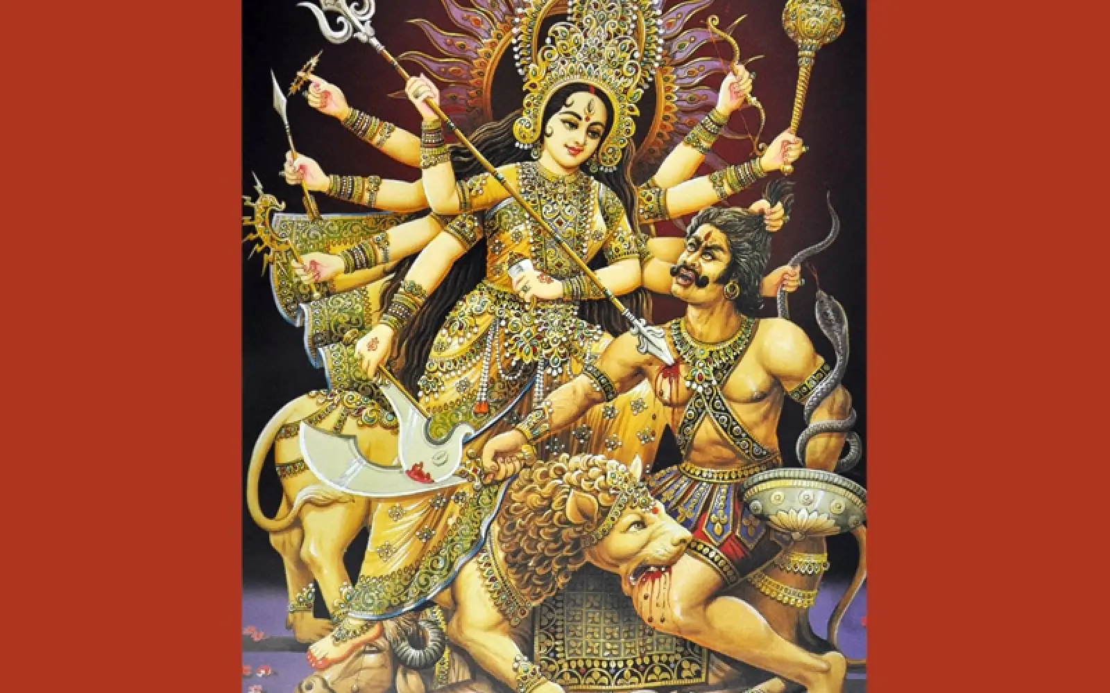 Durga, die Kriegsgöttin