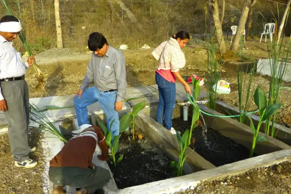 Ein Umweltprojekt in Indien: Wasser aus Abwasser