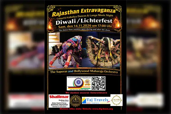Rajasthan Extravaganza: Diwali mit Kalbeliya-Tanz und Langa-Musik