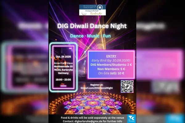 Diwali Dance Night im Anne-Frank-Haus in Karlsruhe
