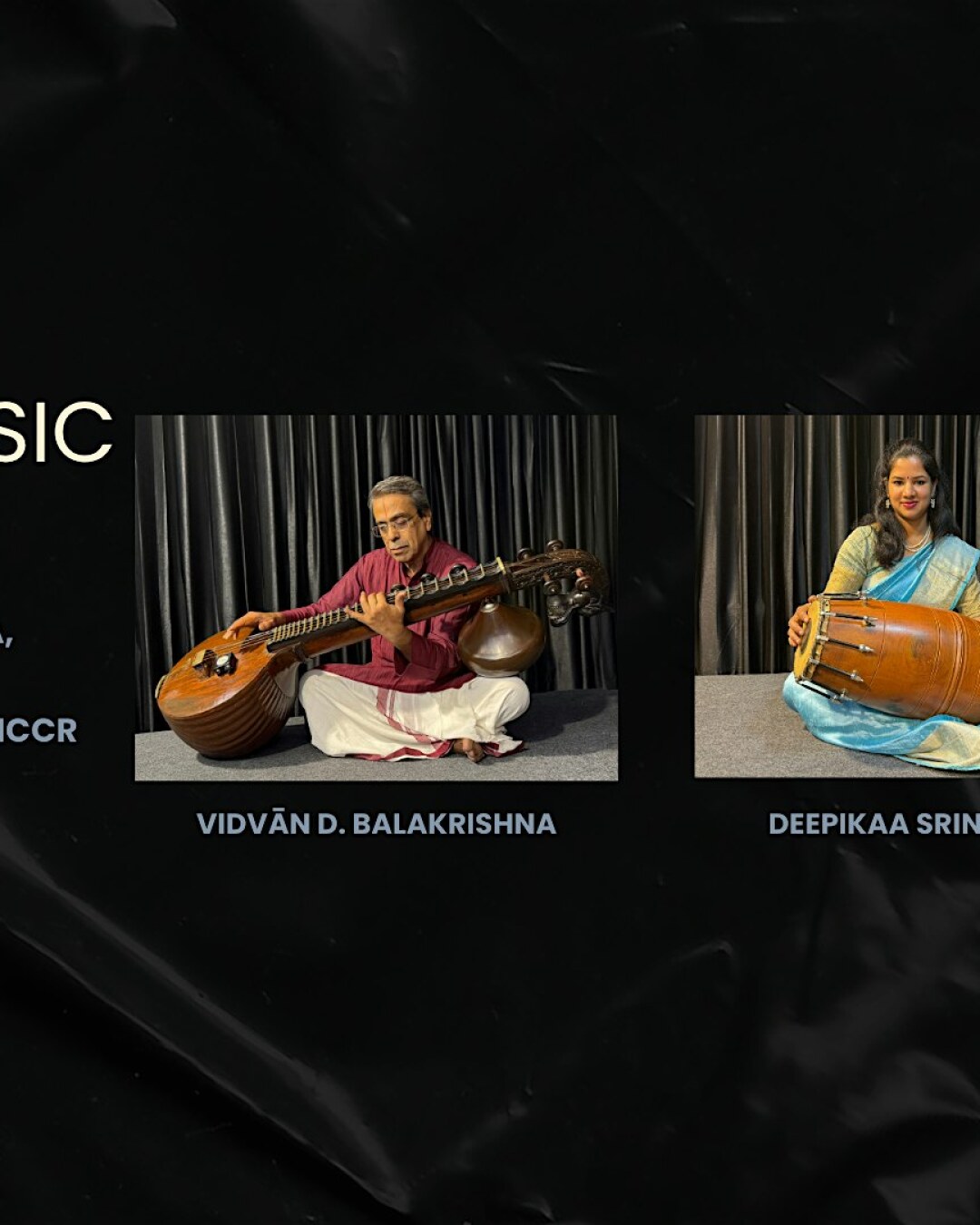 Karnatisches Konzert mit D. Balakrishna im Tagore Centre Berlin