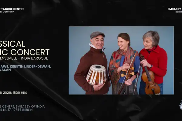 Ensemble Samudra spielt „India Baroque“ im Tagore Centre Berlin