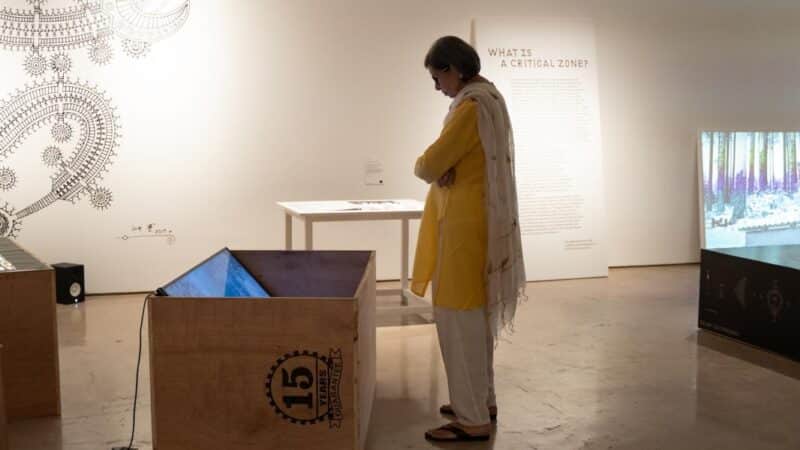 Eröffnung der Ausstellung “Critical Zones. In Search of a Common Ground” in Mumbai Foto: Goethe-Institut Mumbai, Foto: Prachi Krishnakant Chandarana