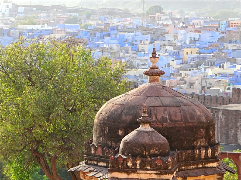 Jodhpur, die blaue Stadt. Foto: Jean-Pierre Dalbéra