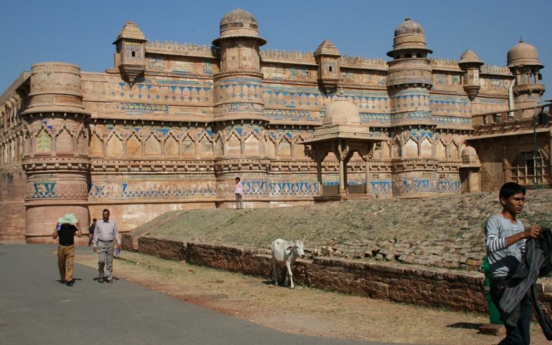 Die Festung von Gwalior. Foto: Traudl Kupfer