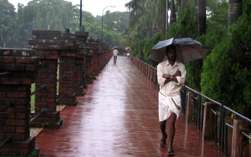 Monsun in Calicut, Kerala. Foto: freebird