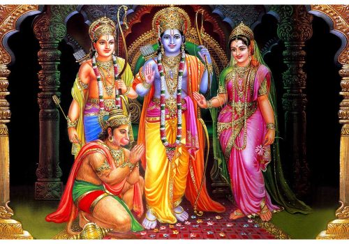 Ram Sita Laxman and Hanuman