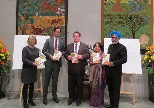 Buchpräsentation "Opportunity Beckons" in der Indischen Botschaft in Berlin