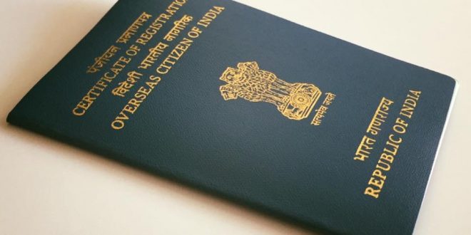 OCI Card (OCI = Overseas Citizens of India)